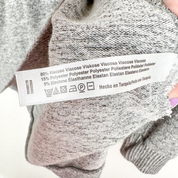 Saturday Sunday by Anthropologie Tunic Sweater Button Front Gray - Picture 4 of 5